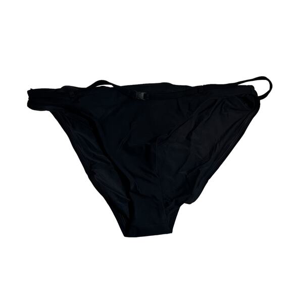 NWT Andie Swim The Riviera Bikini Bottom Black Size XL Beach Pool Travel Summer - Picture 3 of 7